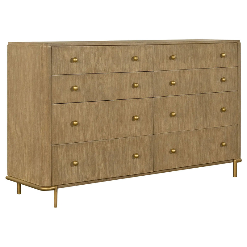 Arini 5-piece Queen Bedroom Set Sand Wash and Natural Cane by Unique Piece Furniture
