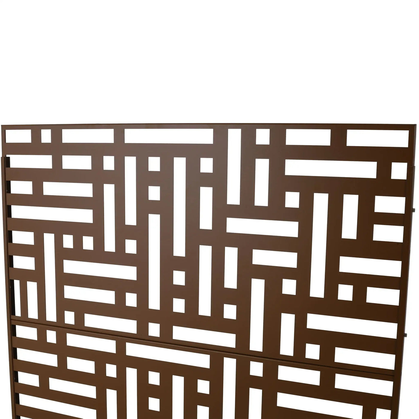 Decorative Freestanding Metal Privacy Screen For Indoor & Outdoor Use by HouseOfZazla