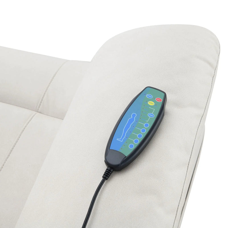 Chriki - Power Motion Recliner & Lift Heating Massage Chair - Beige by Unique Piece Furniture