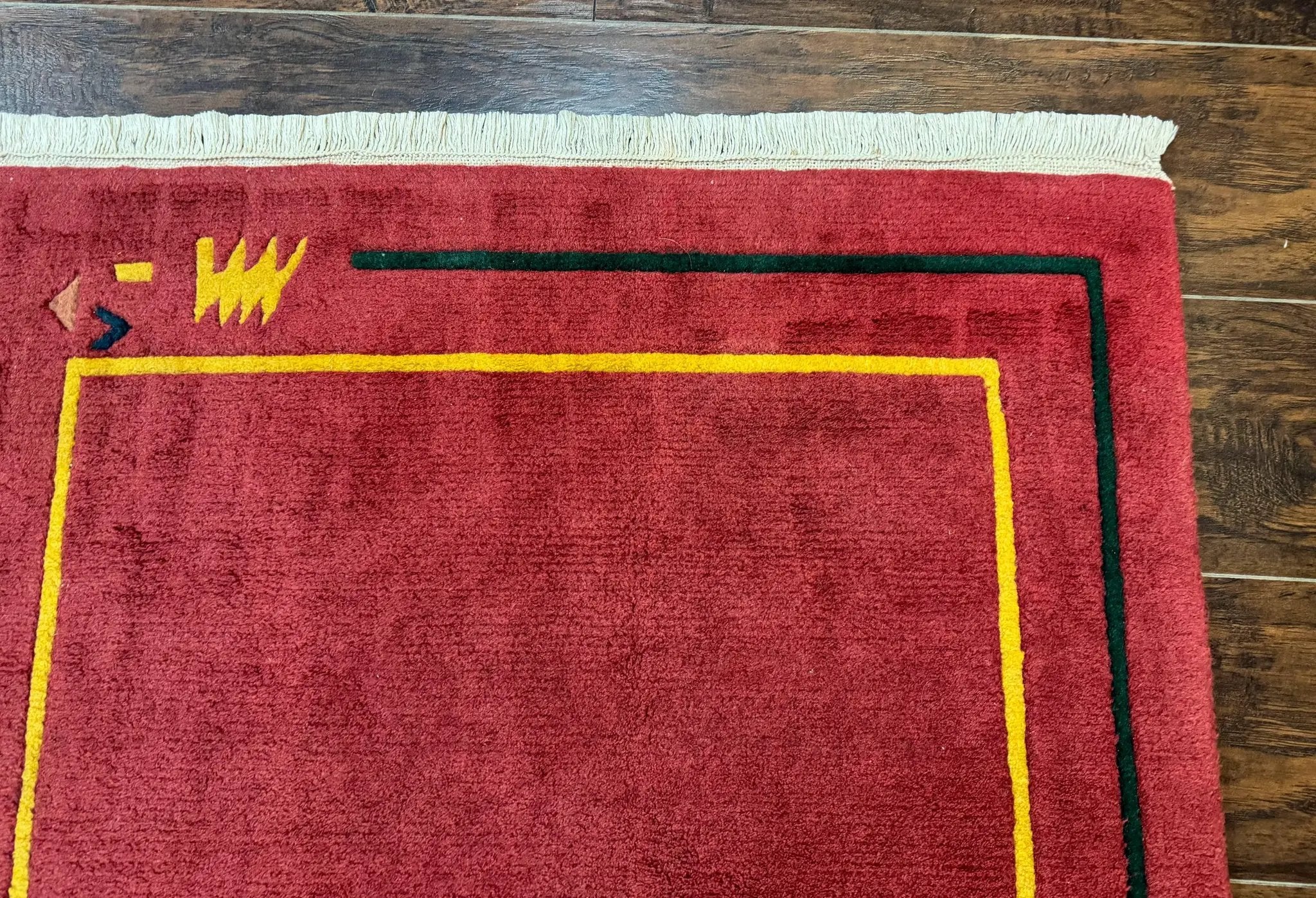 Indo Persian Gabbeh Rug 3x5, Red by Jewel Rugs