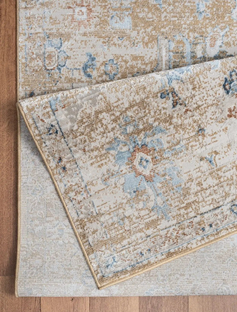 Noble - 5'3" X 7'3" Area Rug - Gold by HouseOfZazla