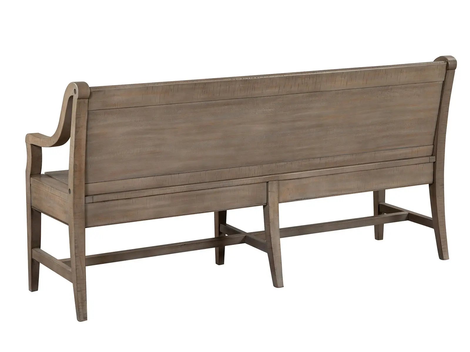 Paxton Place - Bench With Back - Dovetail Gray by Unique Piece Furniture