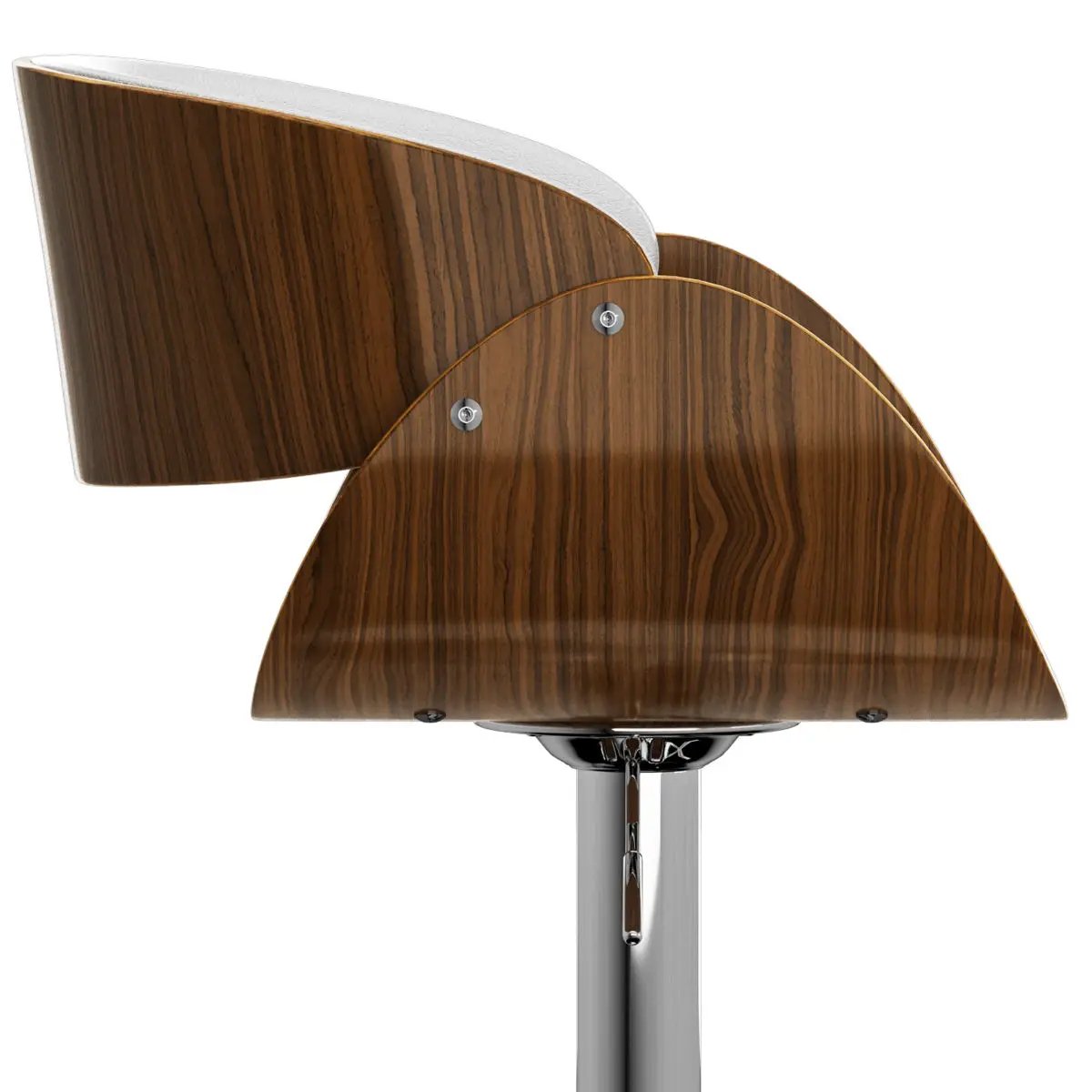 Amery - Mid Century Modern Adjustable Swivel Bar Stool by HouseOfZazla