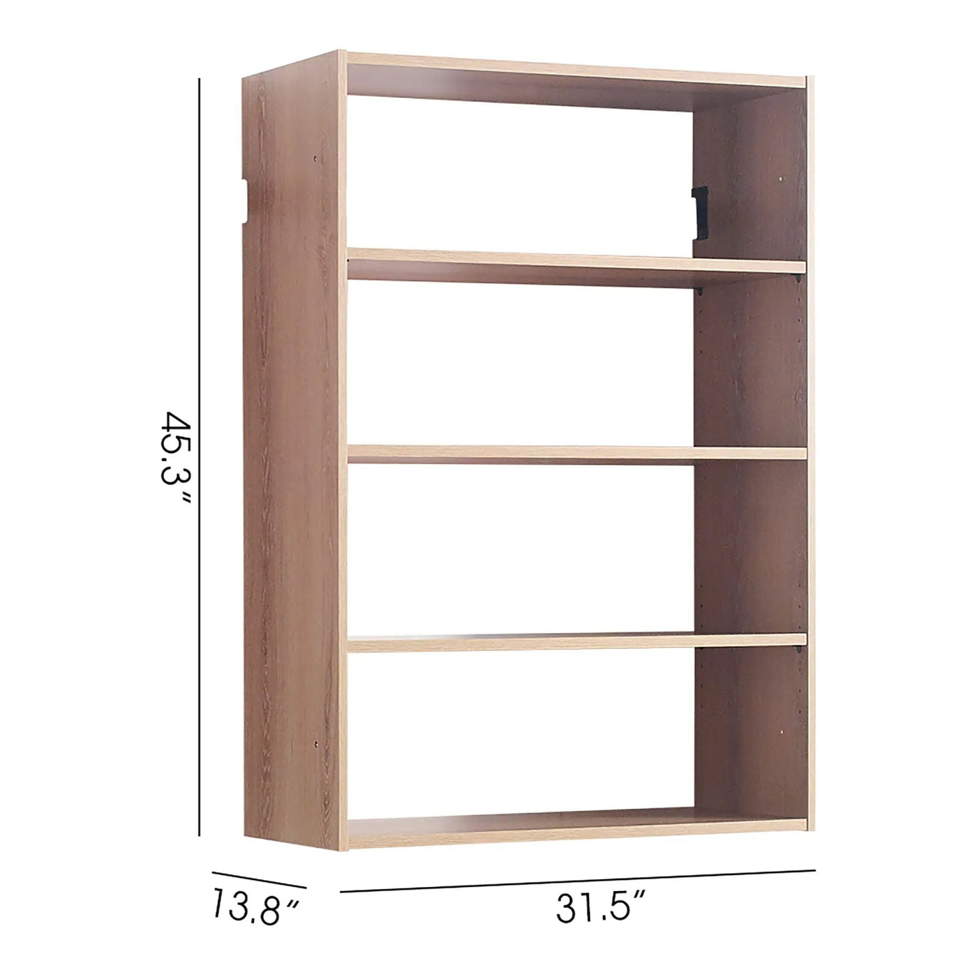 Devi - Wall Mounted Wood Closet System With Modular Design And Ample Storage by HouseOfZazla