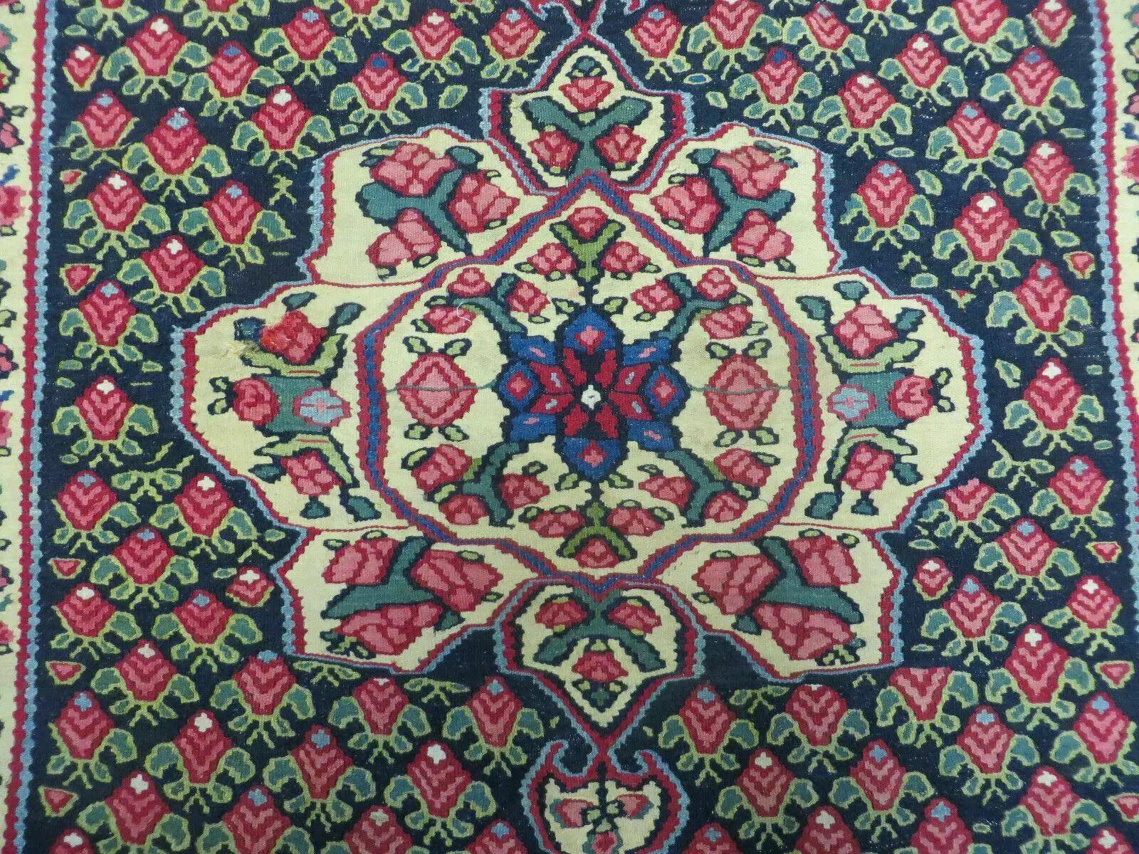4' X 6' Vintage Handmade Turkish Flat weave Rug Tribal by Jewel Rugs