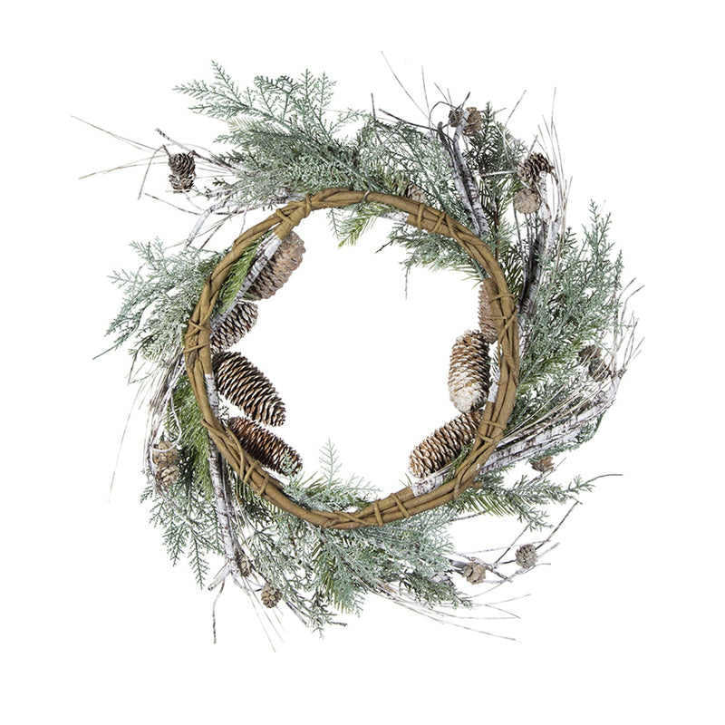 D24" Pine/Pinecone Wreath, photo 5 of 8