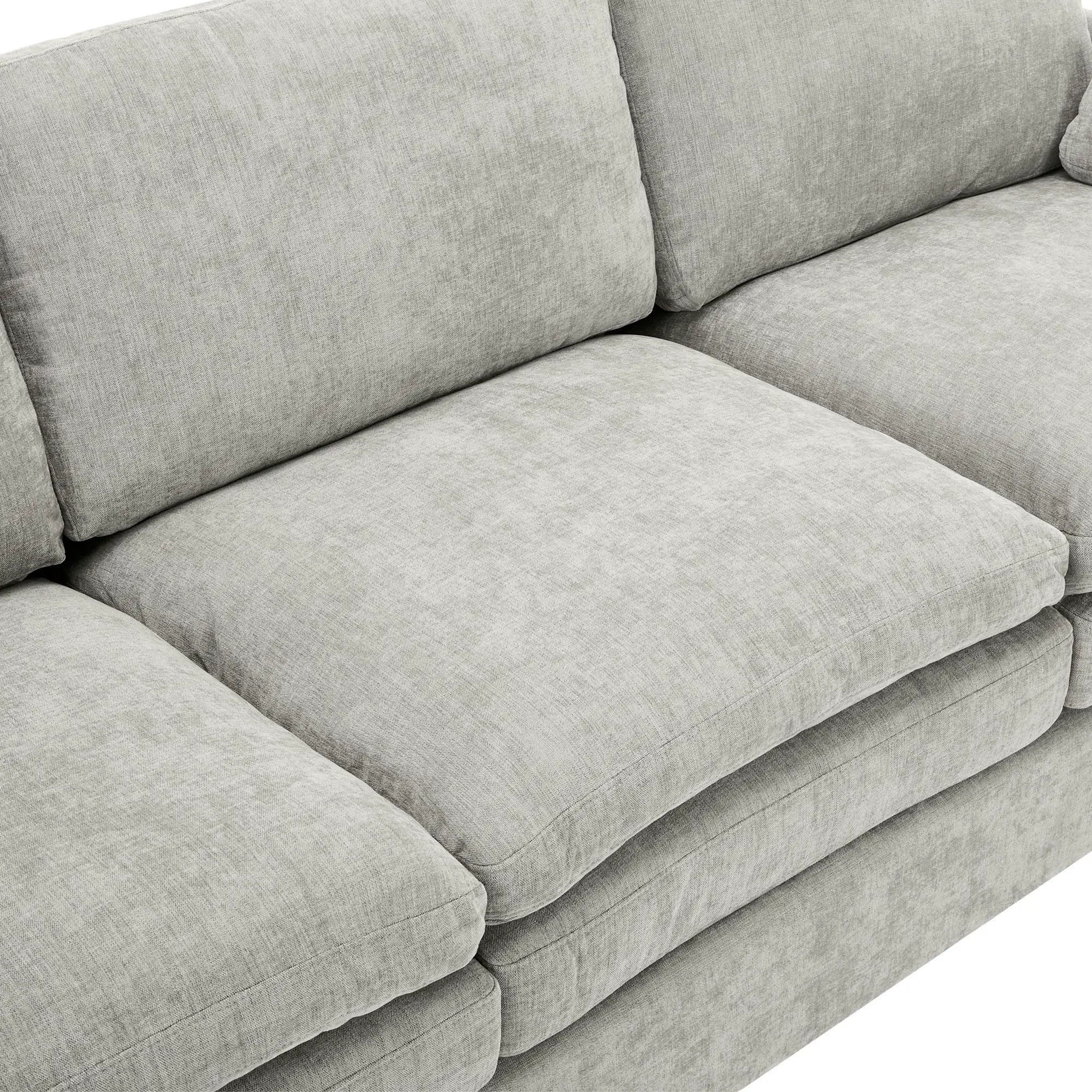 Cozy Upholstered 3 Seater Sofa Cushion For Living Room by HouseOfZazla