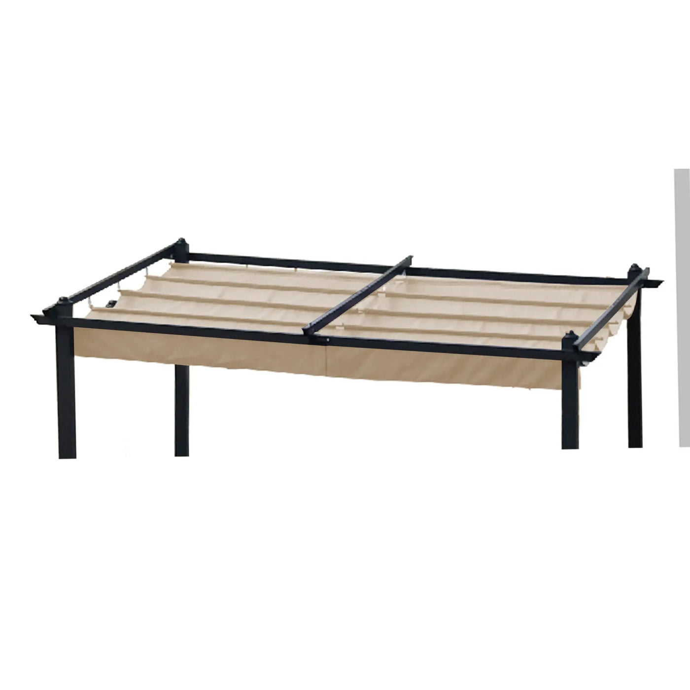 Replacement Canopy Top Cover Fabric For Outdoor Patio Retractable Pergola Sun-Shelter Canopy by HouseOfZazla