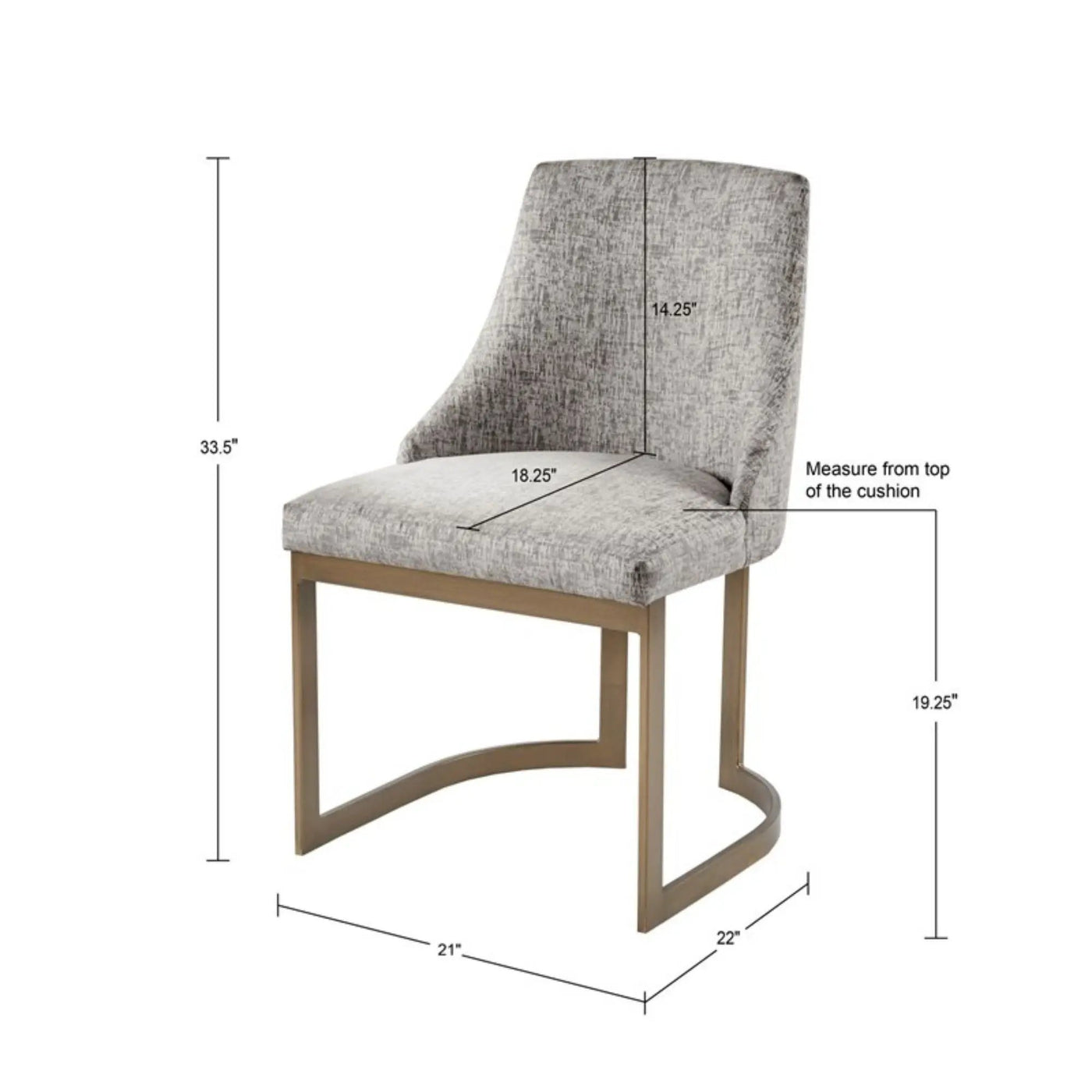 Contemporary Modern Accent Dining Chairs (Set of 2) by HouseOfZazla