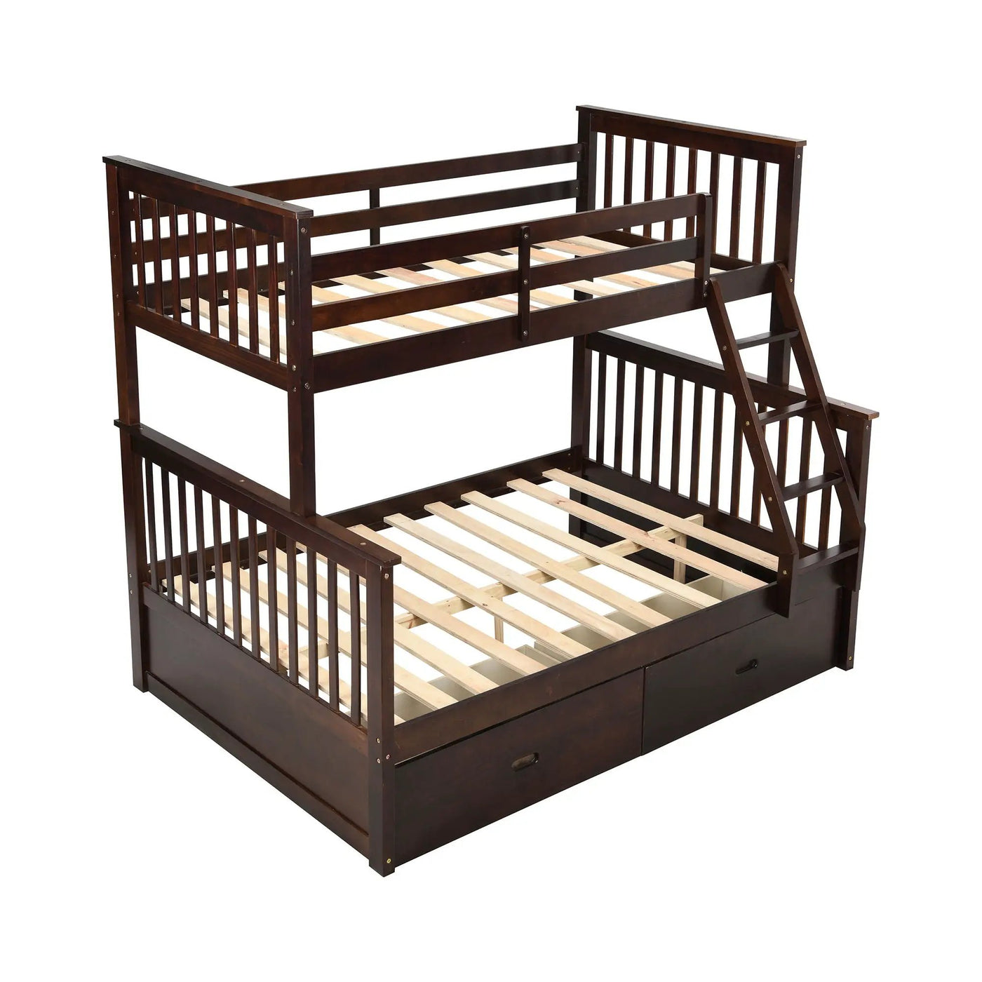 Bunk Bed With Ladder, And Safety Guard Rails by HouseOfZazla
