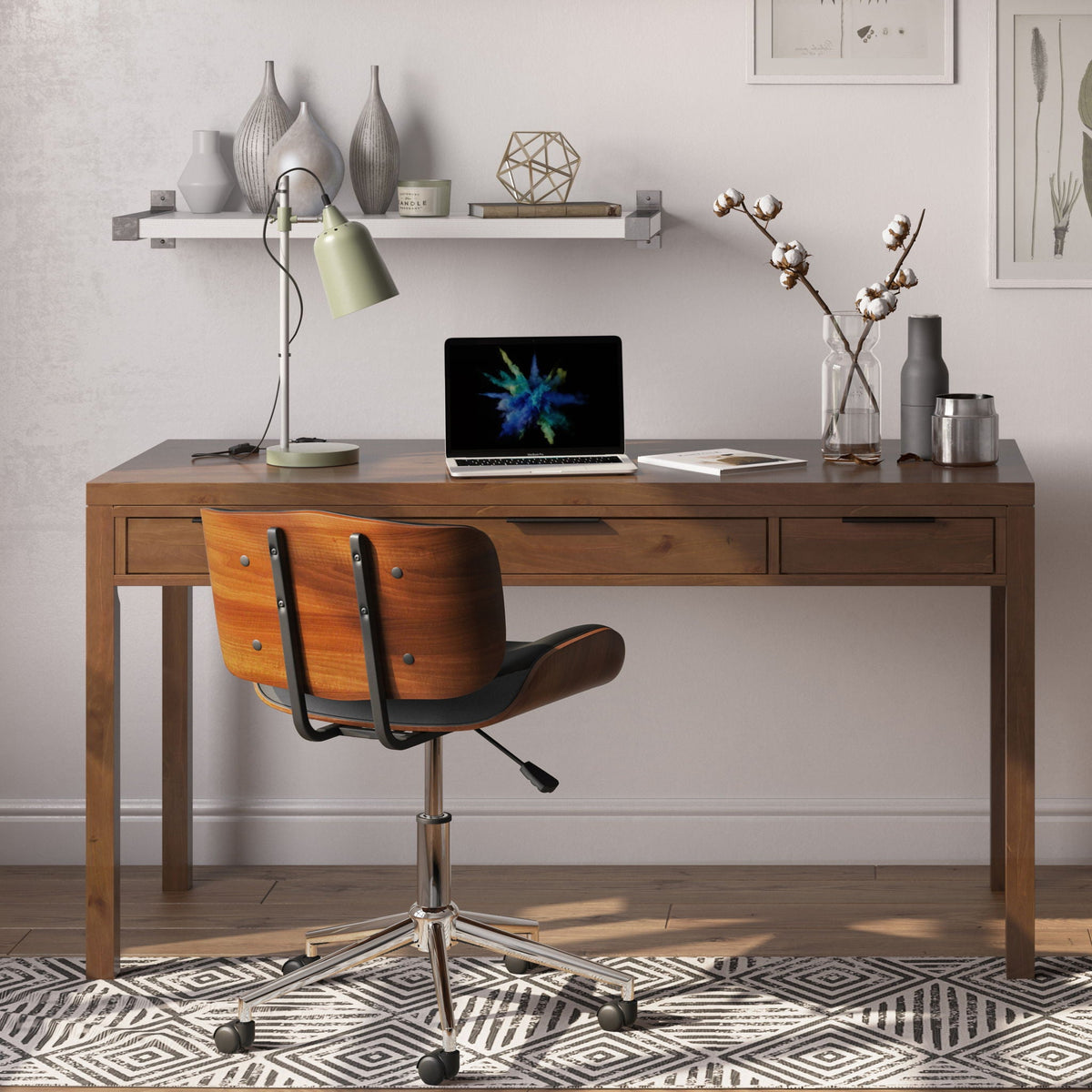 Handcrafted Desk with Multi-Drawer Storage - Solid Wood, photo 25 of 29