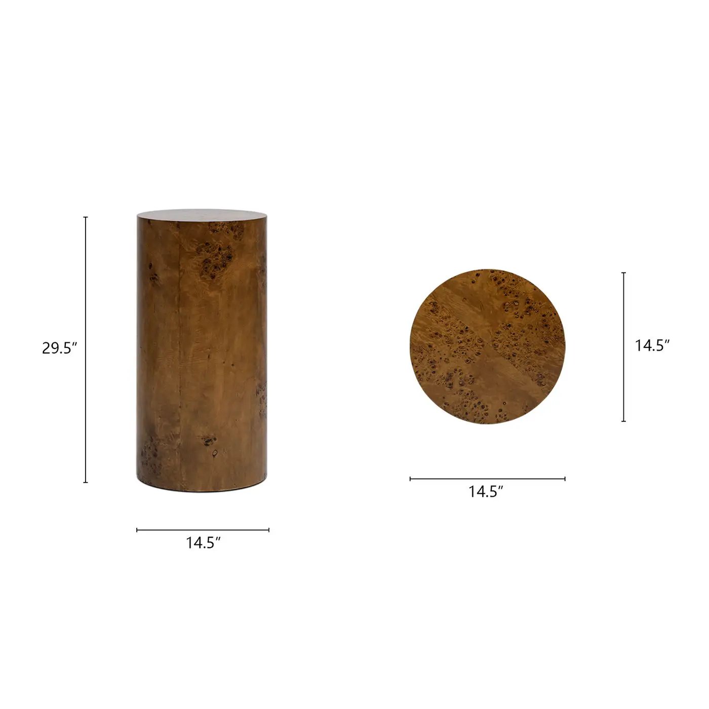 Nebula - Accent Pillar Side Table by HouseOfZazla