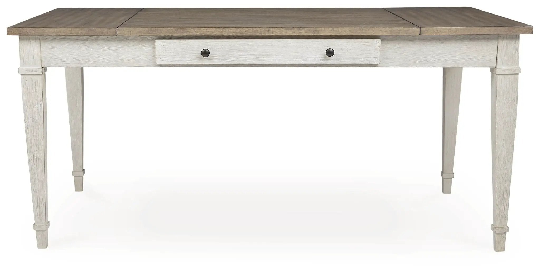 Skempton - RECT DRM Table w/Storage - White by Unique Piece Furniture