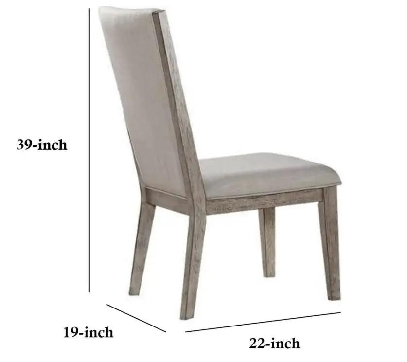 Rocky Fabric Armless Dining Chair by HouseOfZazla