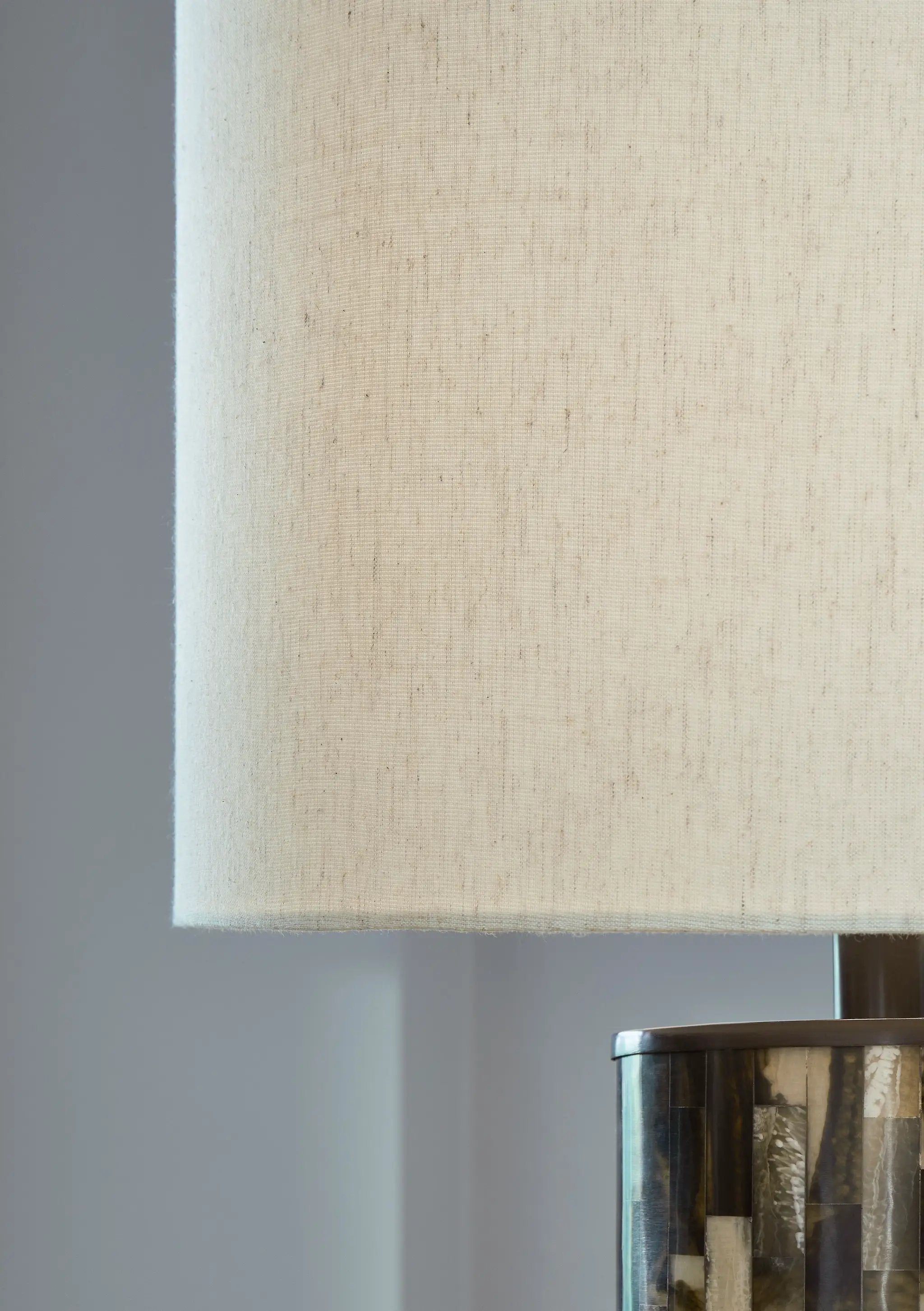 Ellford - Poly Table Lamp - Black / Brown / Cream by Unique Piece Furniture