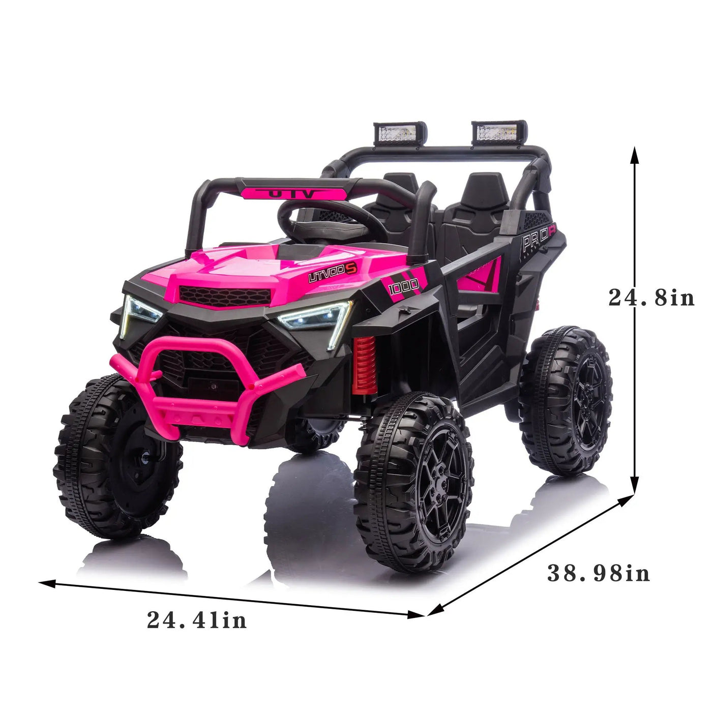 24V 400W Kids Ride On Electric UTV with Parents Remote Control by HouseOfZazla