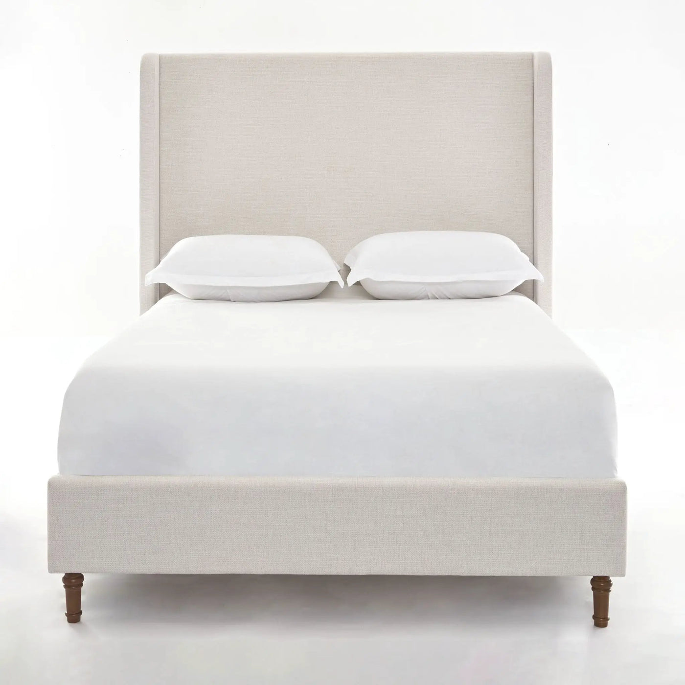 Harper - Tall Headboard Upholstered Bed / High Headboard / Elegant Simplicity / No Box Spring Needed by Unique Piece Furniture
