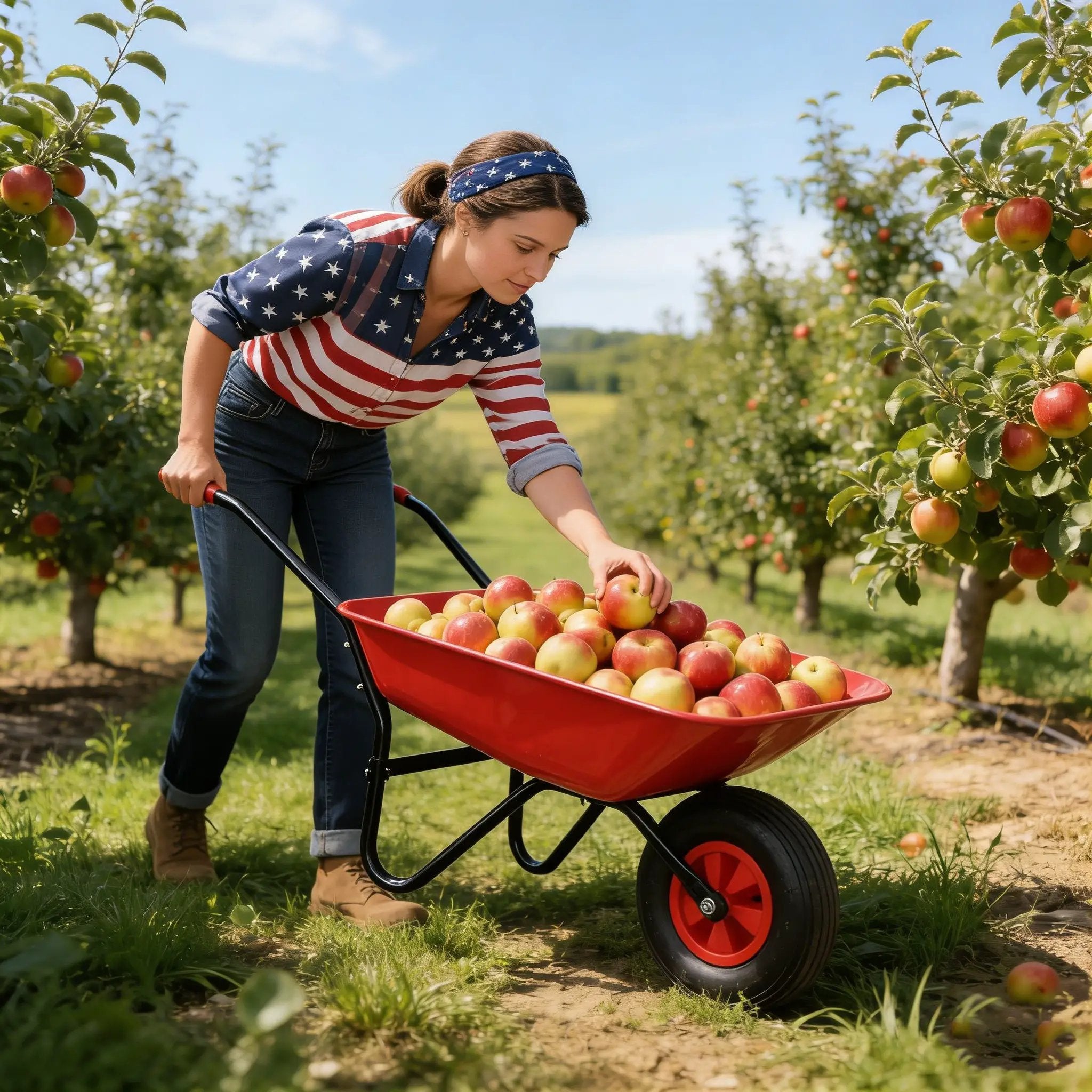 Steel Tray Wheel Barrow Trolley by HouseOfZazla