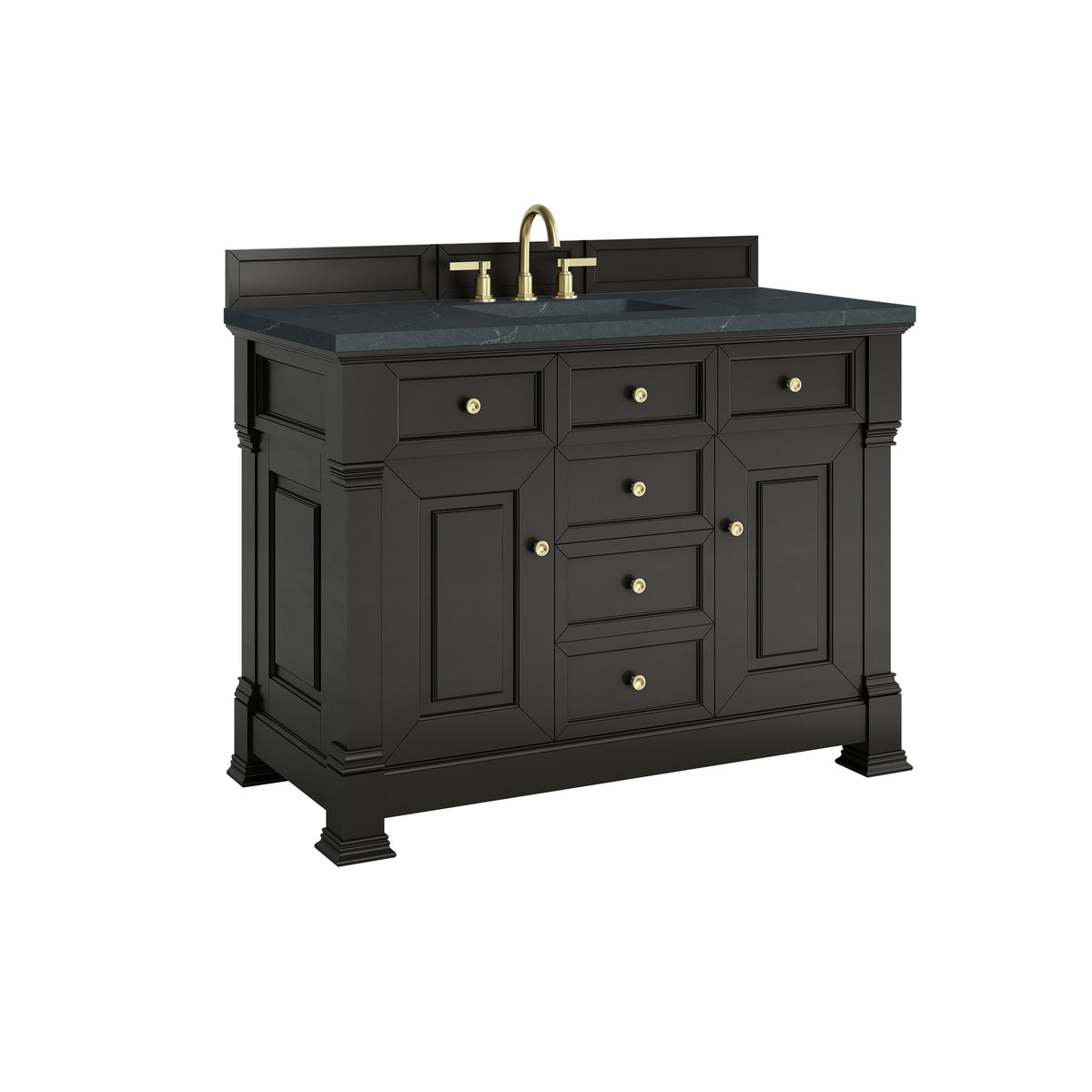 James Martin Brookfield 48" Single Bathroom Vanity, Black Onyx, view 38