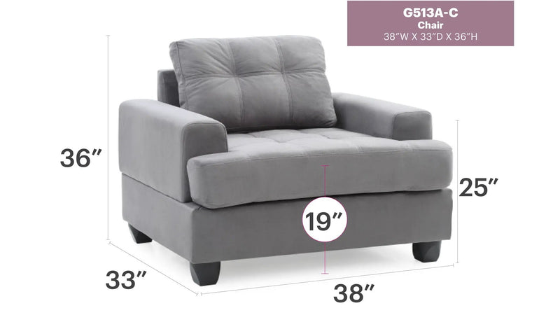 Transitional Design Armchair by Unique Piece Furniture
