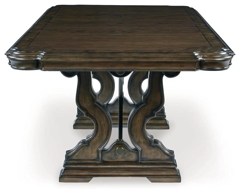 Maylee - Dining Extension Table - Dark Brown by Unique Piece Furniture