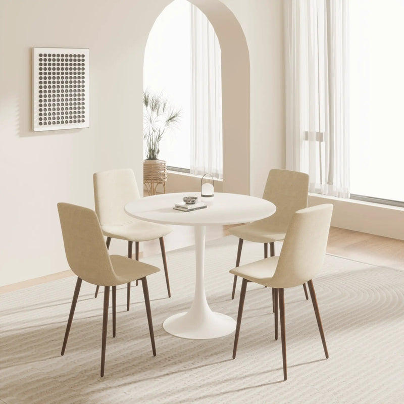 31.5" White Dining Table by HouseOfZazla