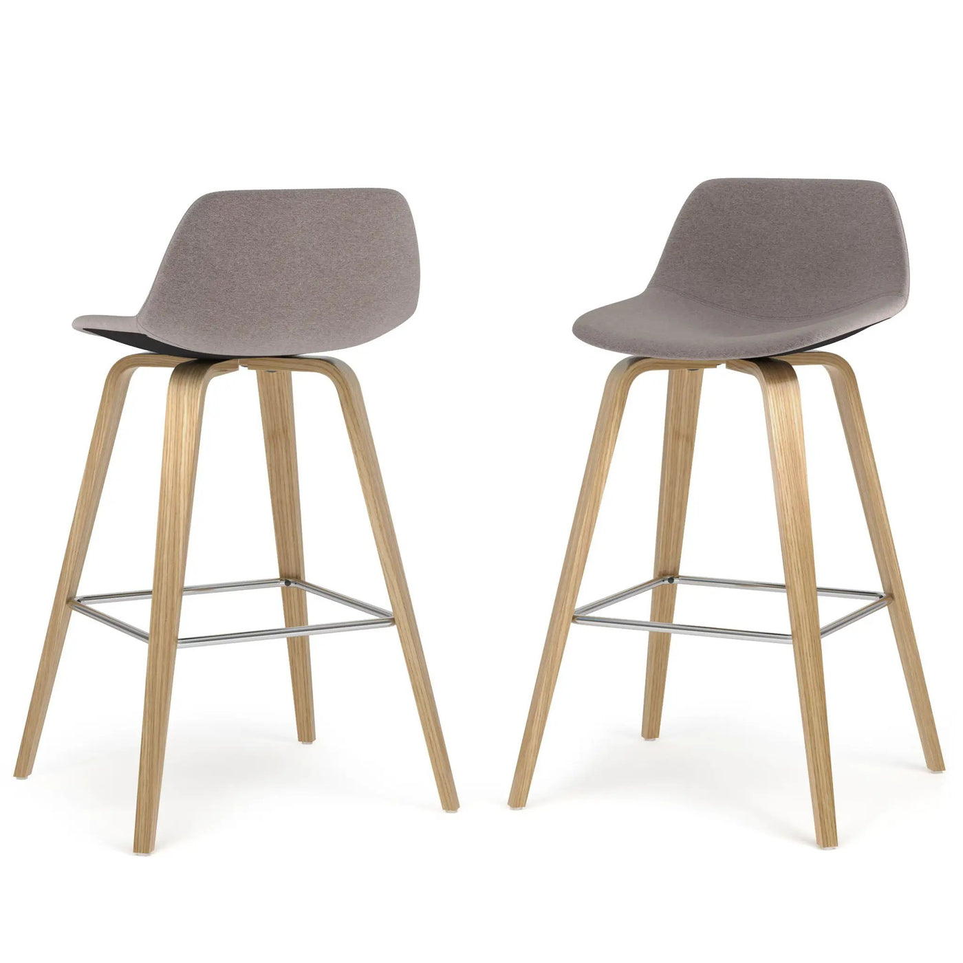 Randolph Bentwood - Upholstered Counter / Bar Height Stool (Set of 2) by HouseOfZazla