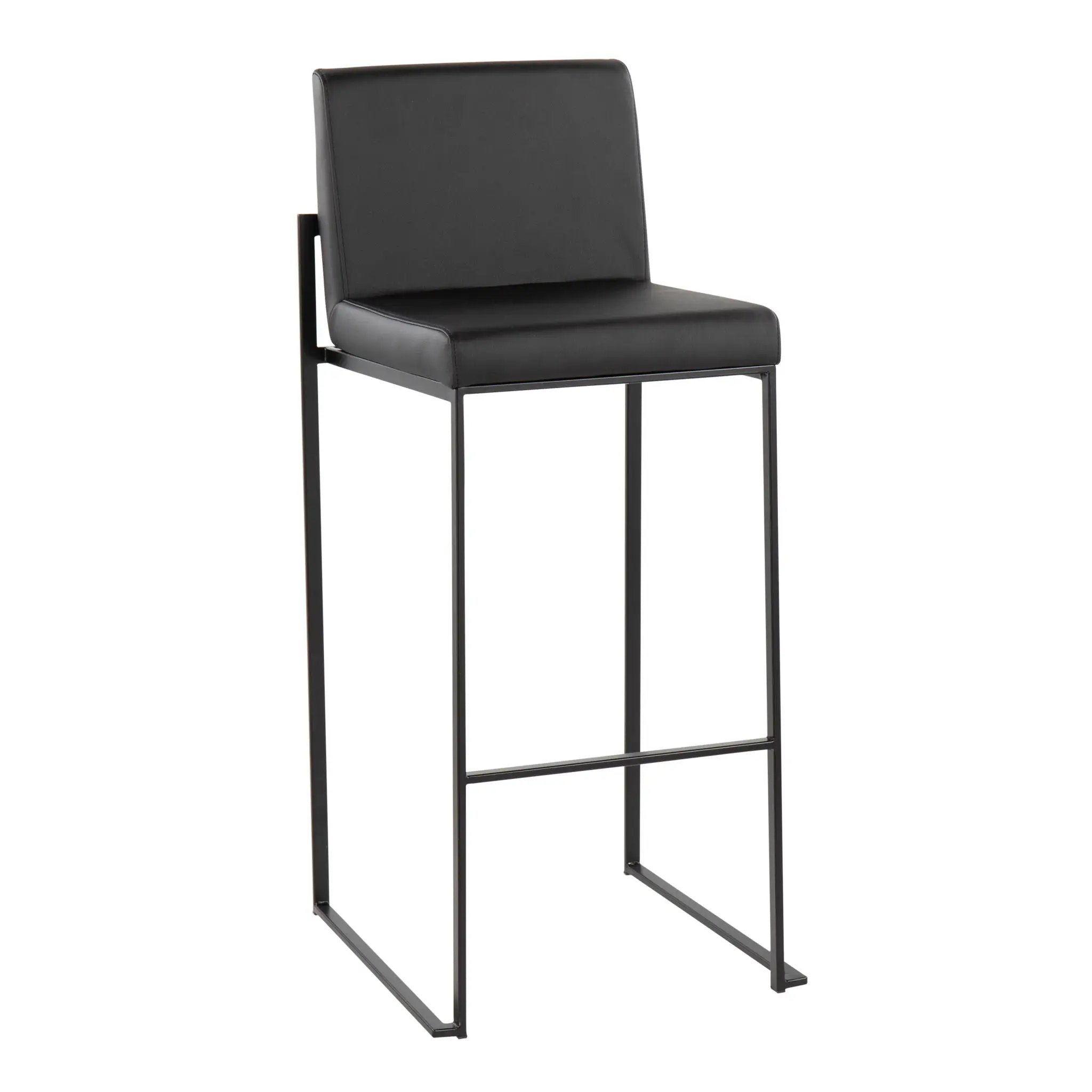 Fuji - Contemporary High Back Barstool Elegant Design by HouseOfZazla