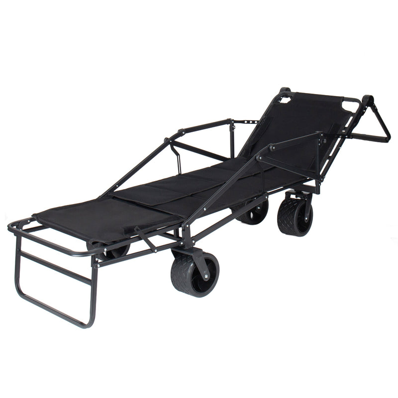 2-in-1 Multifunctional Folding Wagon Cart and Convertible Beach Chair by HouseOfZazla