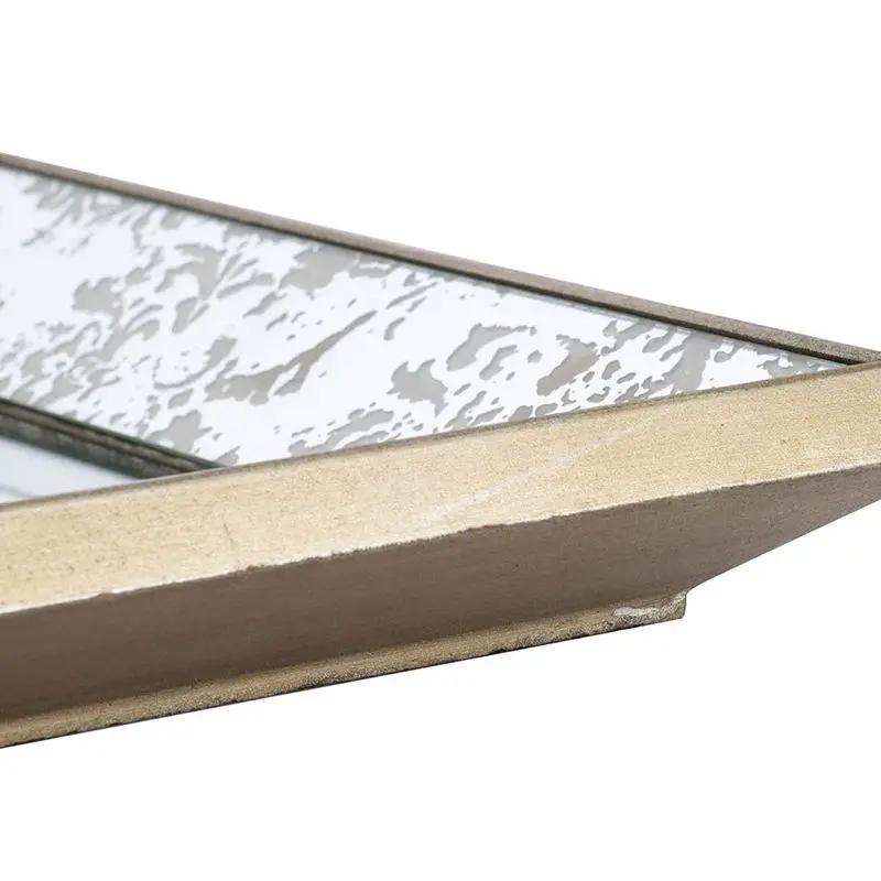 Antique Rectangle Mirror with Floral Accents by HouseOfZazla