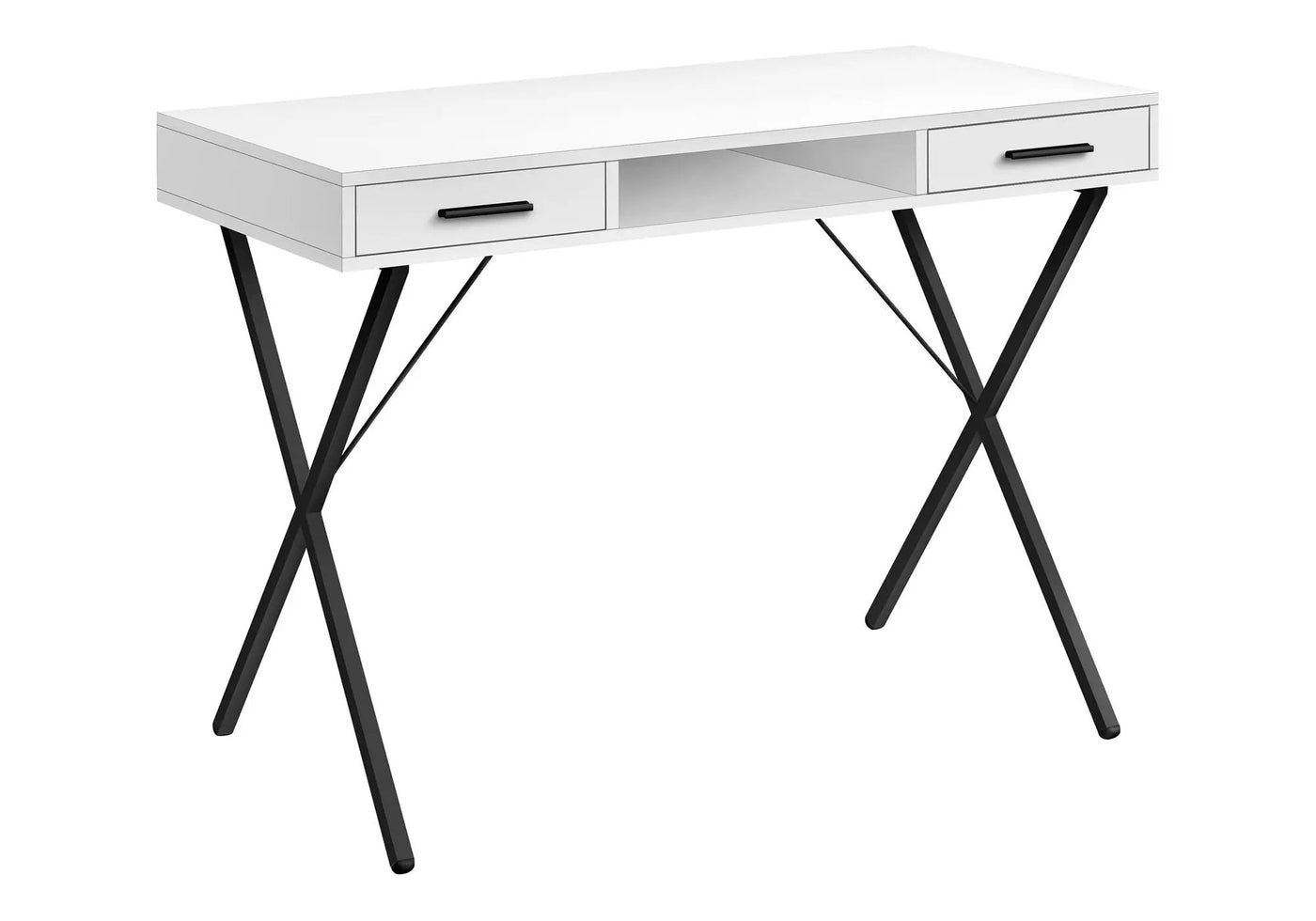 Contemporary Computer Desk with Storage Drawers by HouseOfZazla