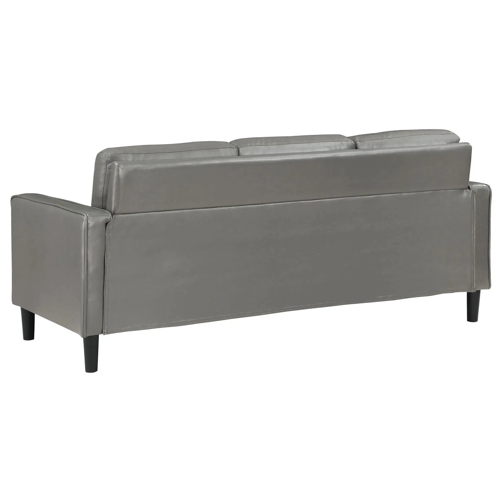 Ruth Upholstered Track Arm Sofa Grey by Unique Piece Furniture