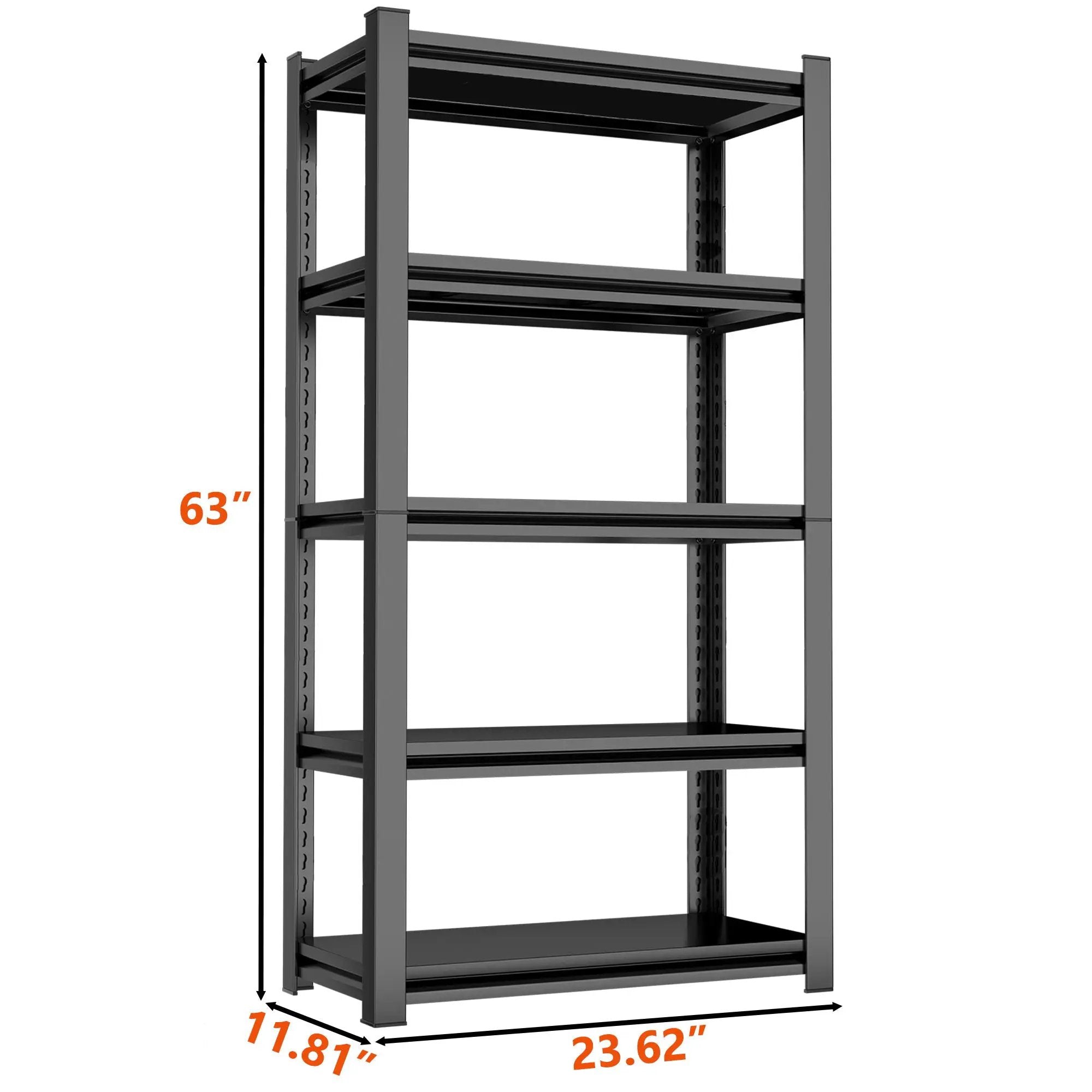 5 Tier Heavy Duty Shelving Unit Adjustable Shelving Units by HouseOfZazla