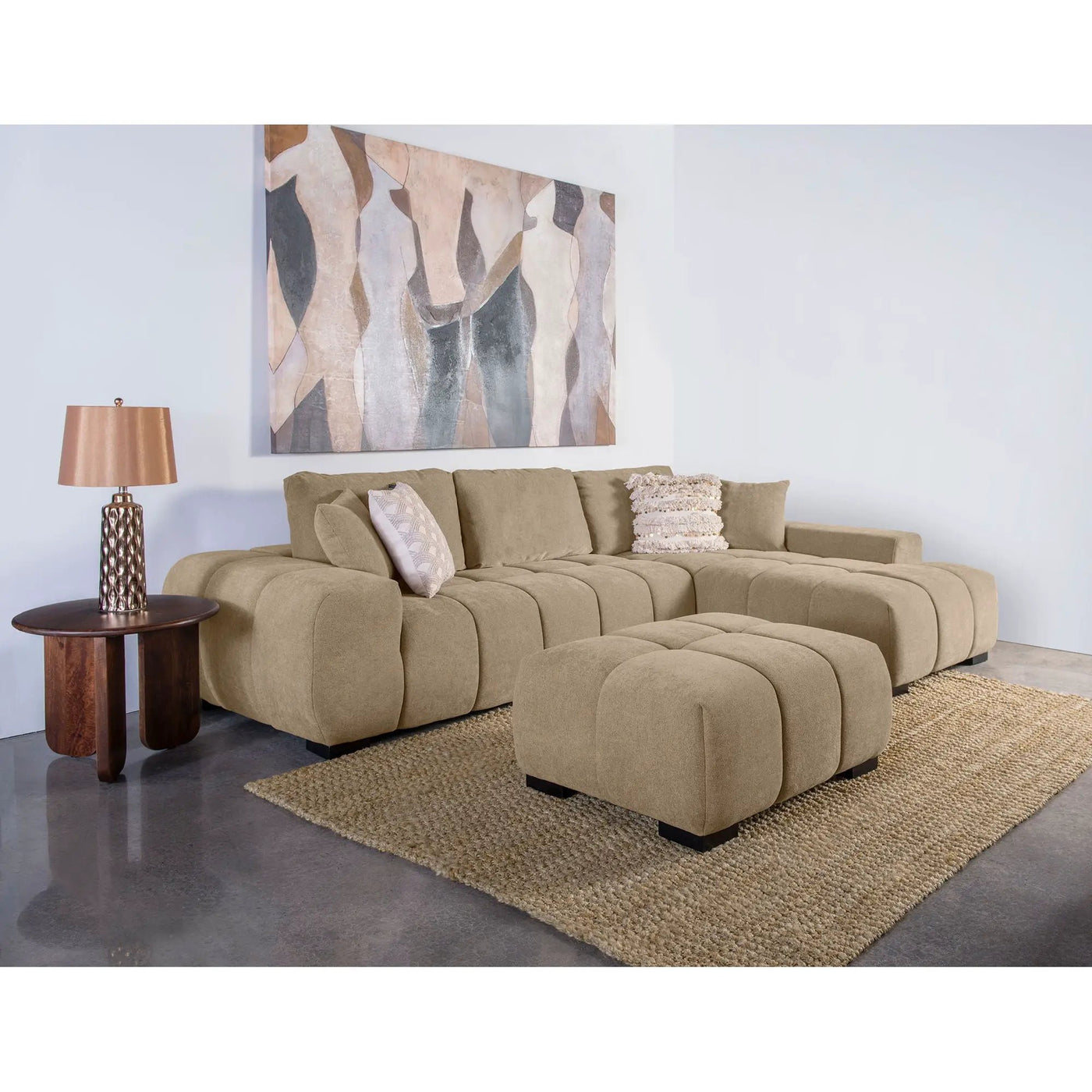 Plather - Rectangular Ottoman by HouseOfZazla