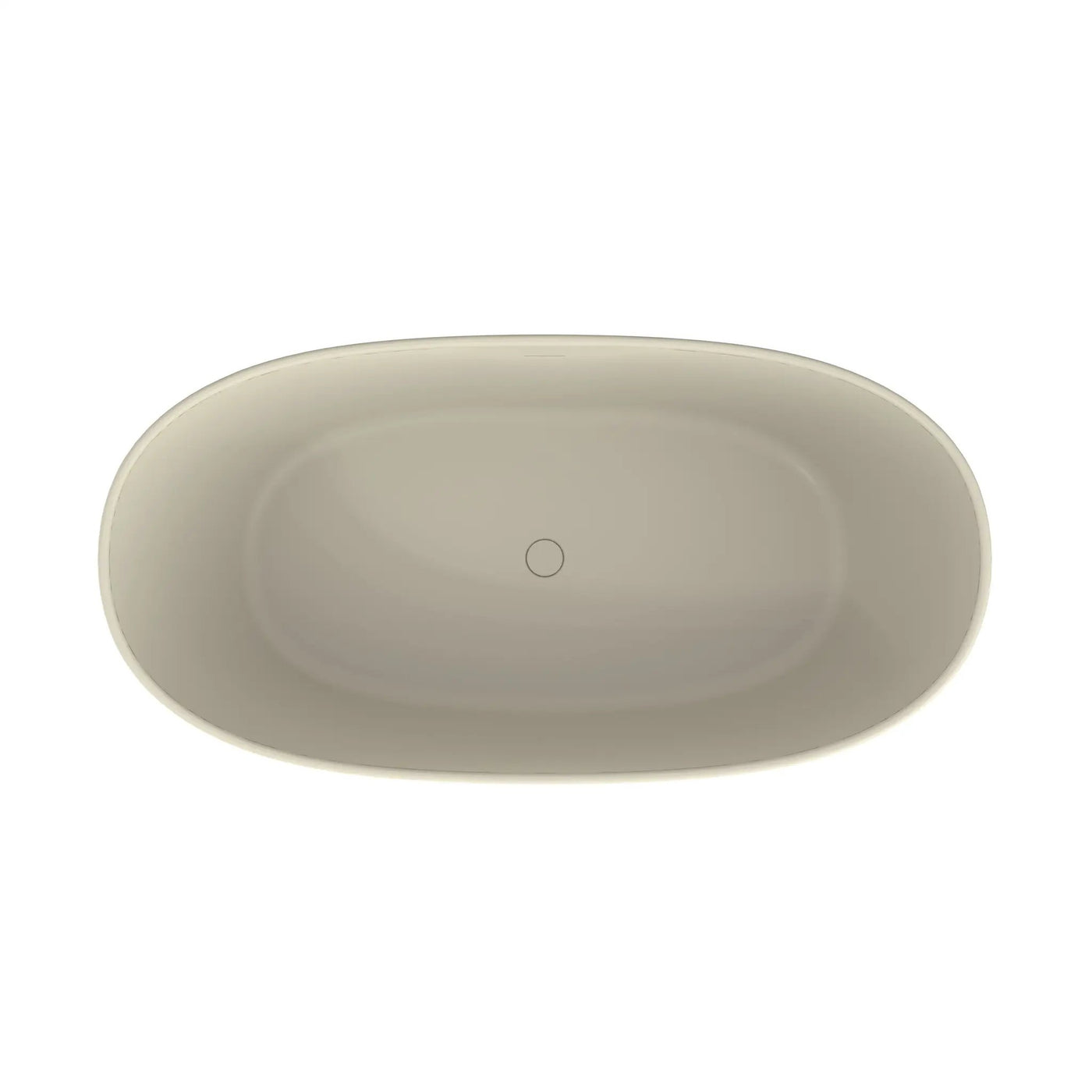 65 Inch Artificial Stone Solid Surface Freestanding Bathroom Bathtub by HouseOfZazla