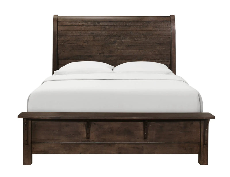 Verna - Sleigh Bed by HouseOfZazla