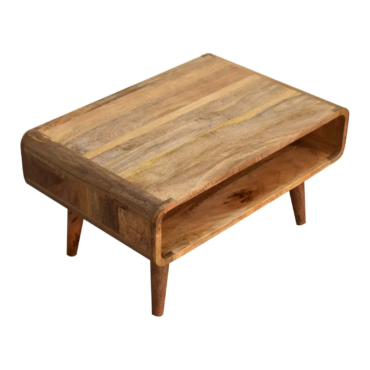 Solid Wood Media Unit, Open Slot, Oak-ish by HouseOfZazla