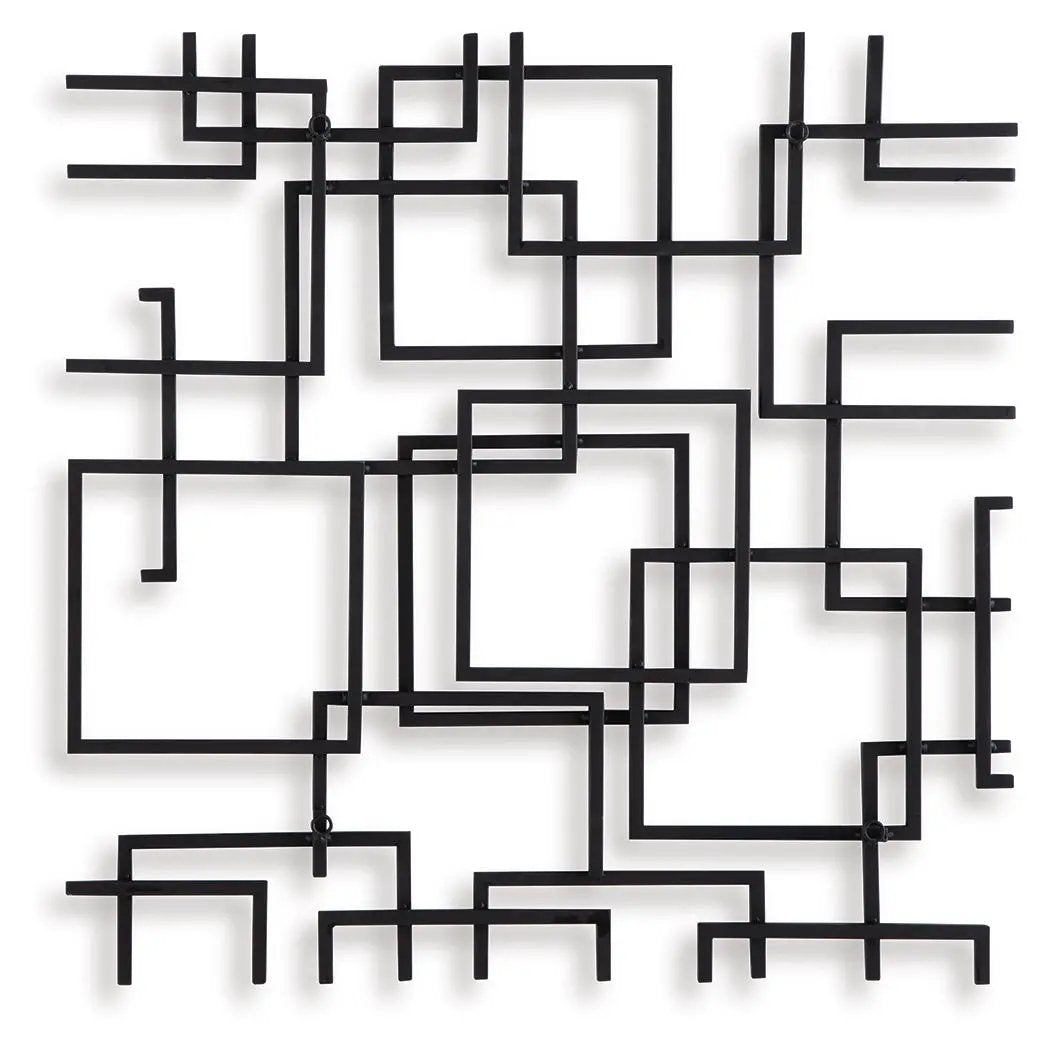 Aadanton - Wall Decor - Black by Unique Piece Furniture