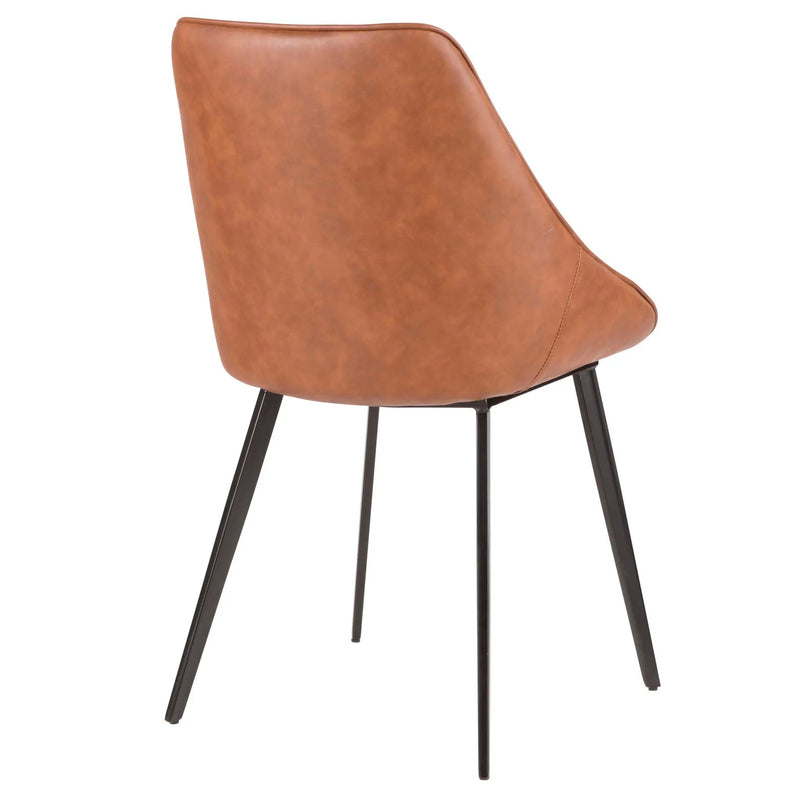 Marche - Contemporary Two Tone Chair (Set of 2) - Brown / Gray by Unique Piece Furniture