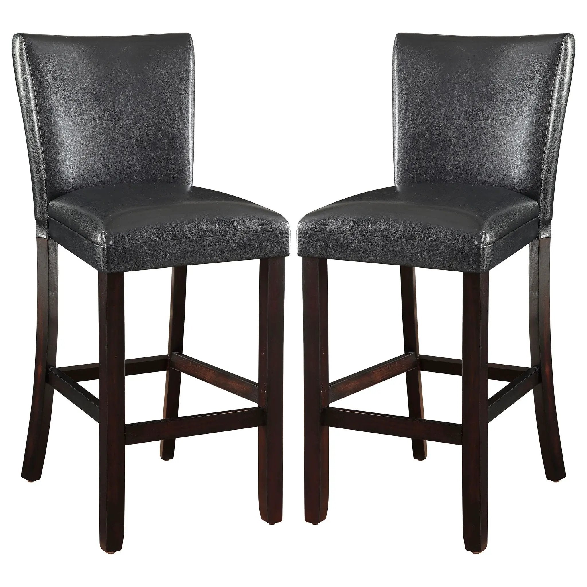 Bar Stool (Set of 2) - Black by HouseOfZazla