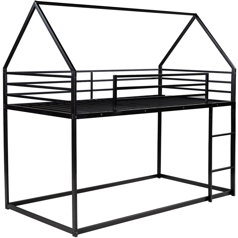 House Bunk Bed With Built In Ladder by HouseOfZazla