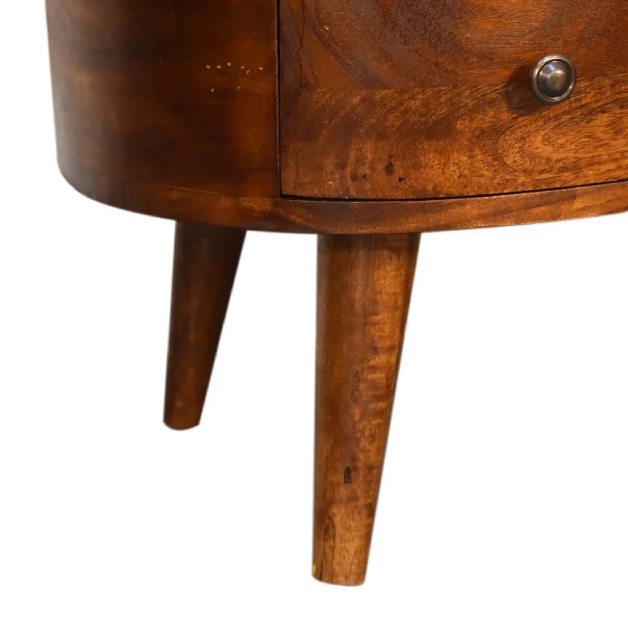 Solid Wood Mini Chestnut Wave Coffee Table by HouseOfZazla