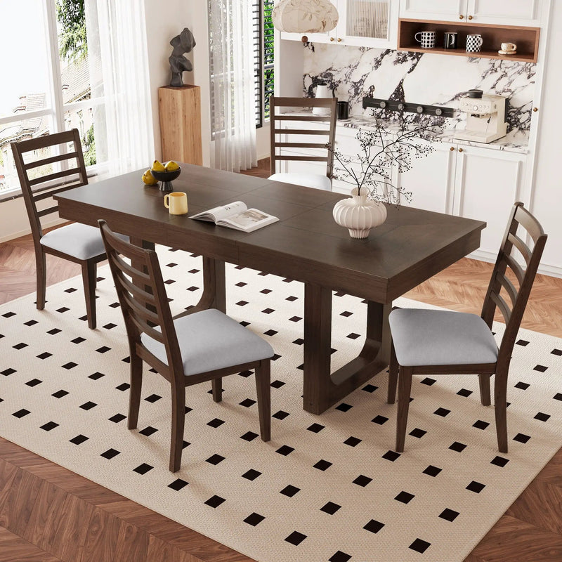 Upholstered Armless Chairs With High Ladder Back by HouseOfZazla