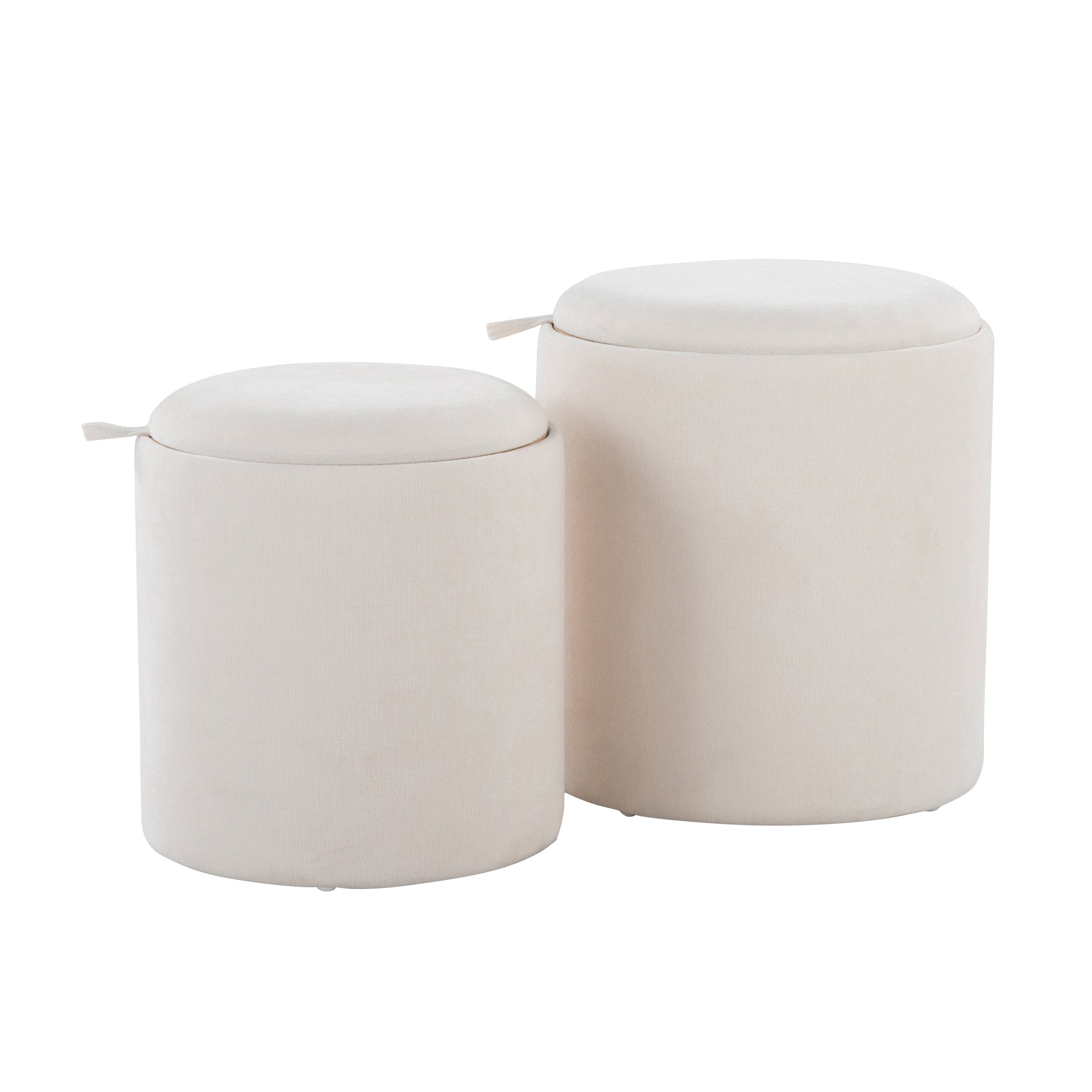 Contemporary Nesting Ottoman Set in by HouseOfZazla