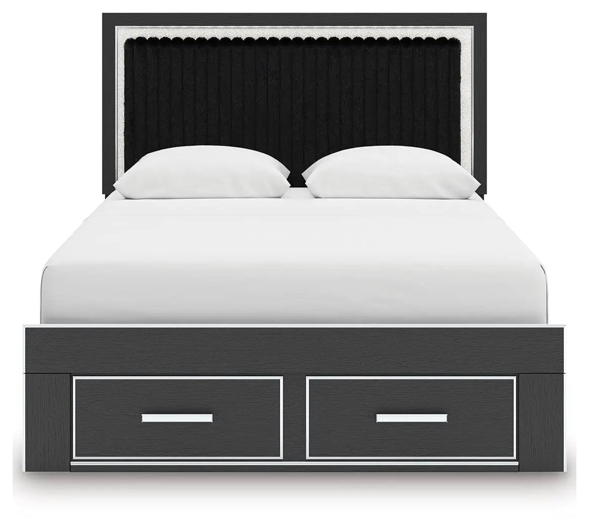 Zuraleus - Upholstered Panel Platform Storage Bed by Unique Piece Furniture