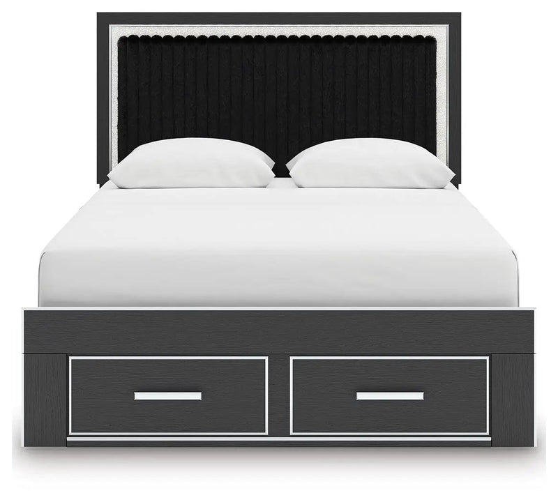 Zuraleus - Upholstered Panel Platform Storage Bed by Unique Piece Furniture