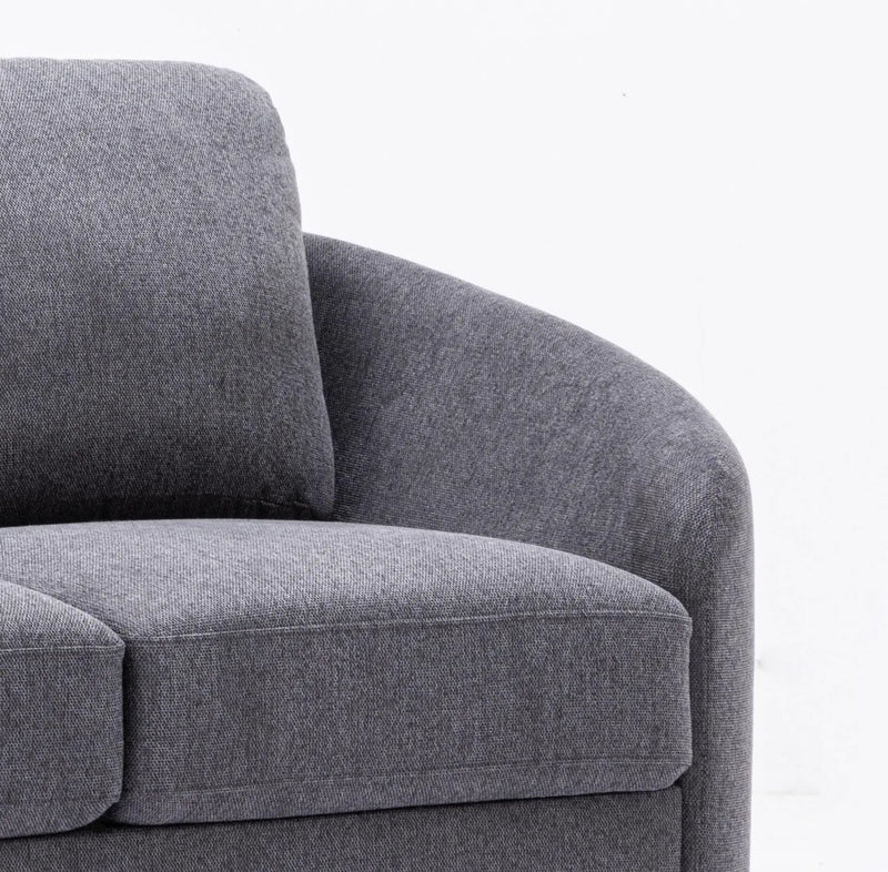 Yuina - Linen Loveseat - Gray by Unique Piece Furniture