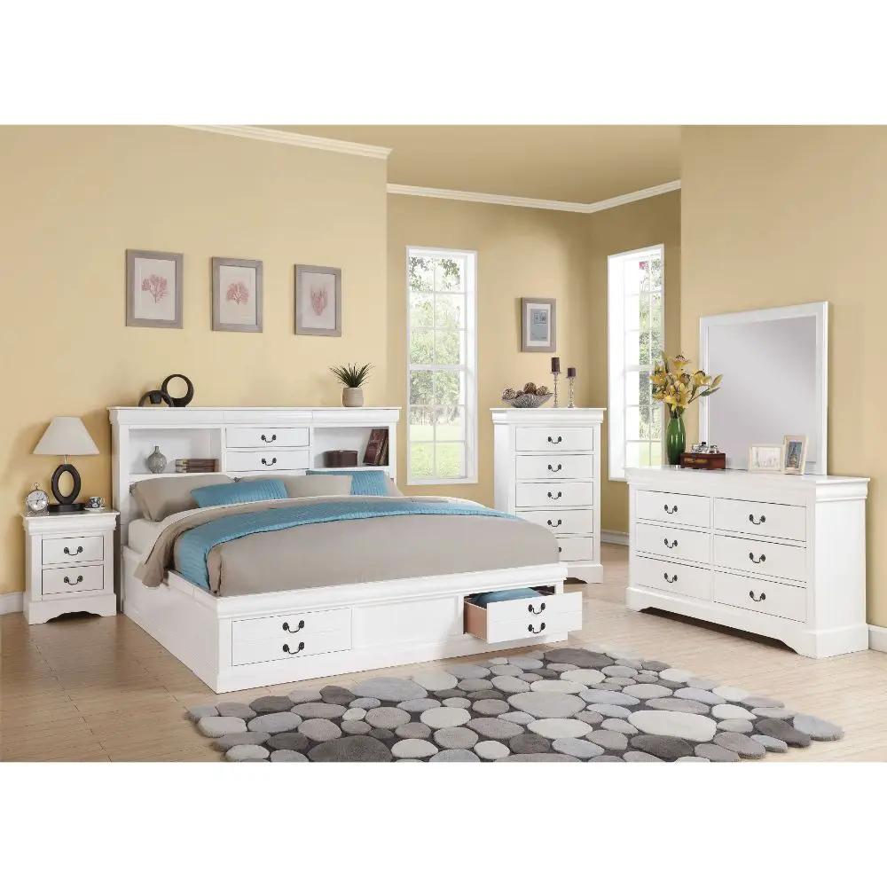 Louis Philippe III - Bed w/Storage by Unique Piece Furniture