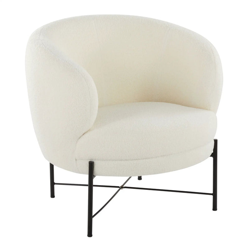 Chloe - Contemporary Chair - Black / White by Unique Piece Furniture