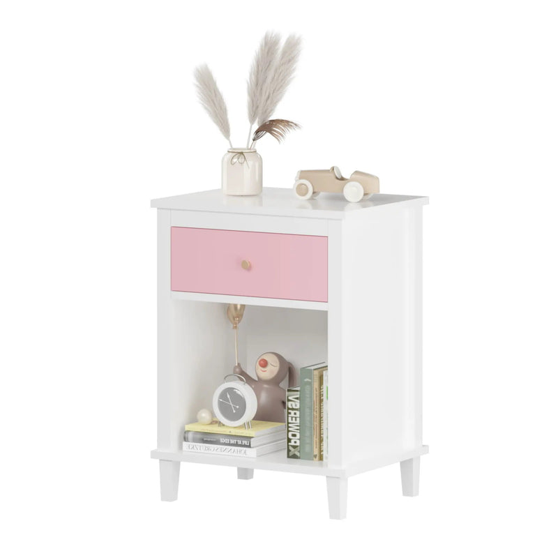 Nightstand With 1 Drawer 1 Shelf